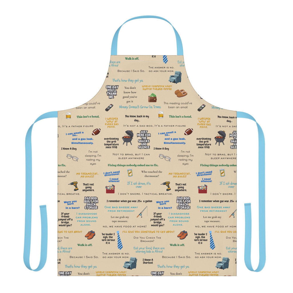 Chef Humor Apron — Funny Cooking Quotes & Icons All-Over Print