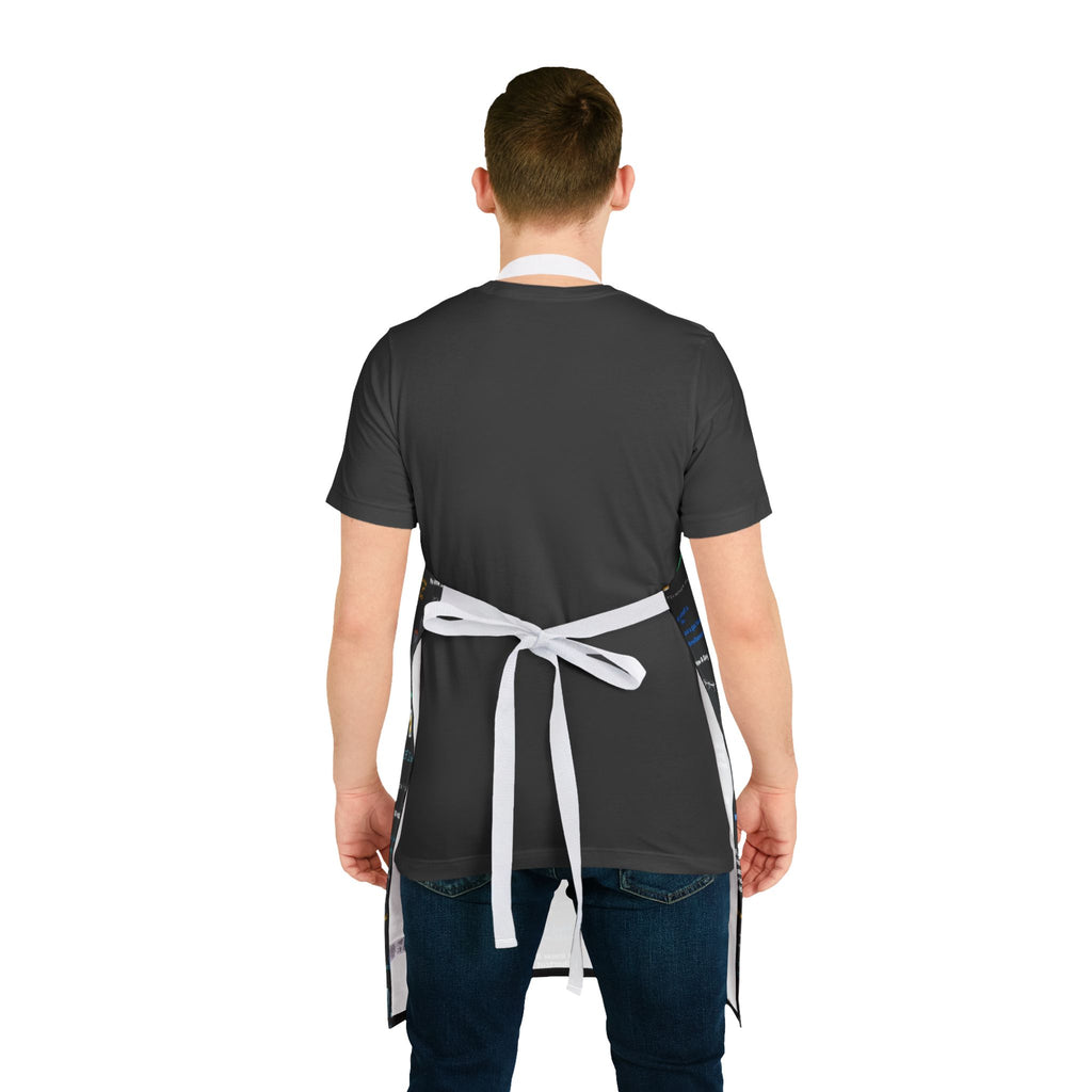 Chef Humor Apron — Funny Cooking Quotes & Icons All-Over Print