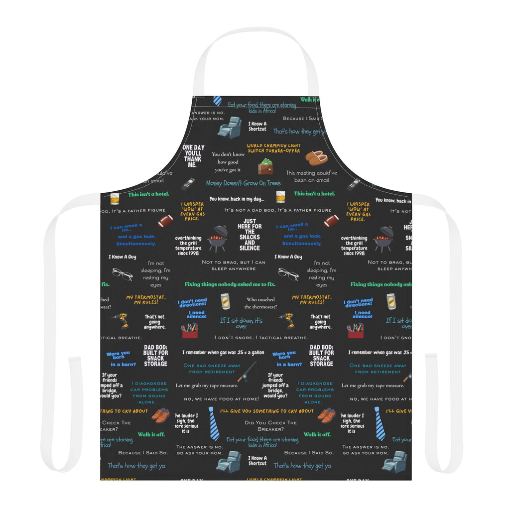 Chef Humor Apron — Funny Cooking Quotes & Icons All-Over Print