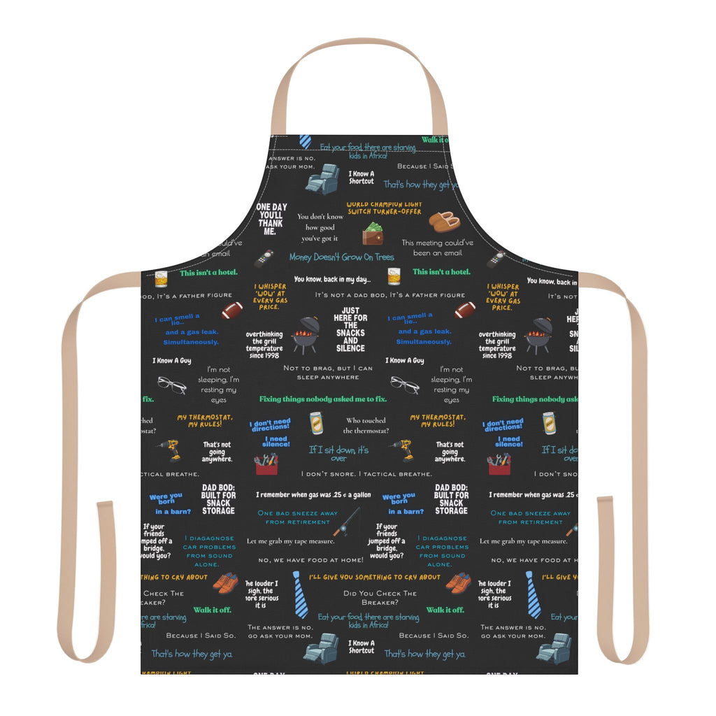 Chef Humor Apron — Funny Cooking Quotes & Icons All-Over Print