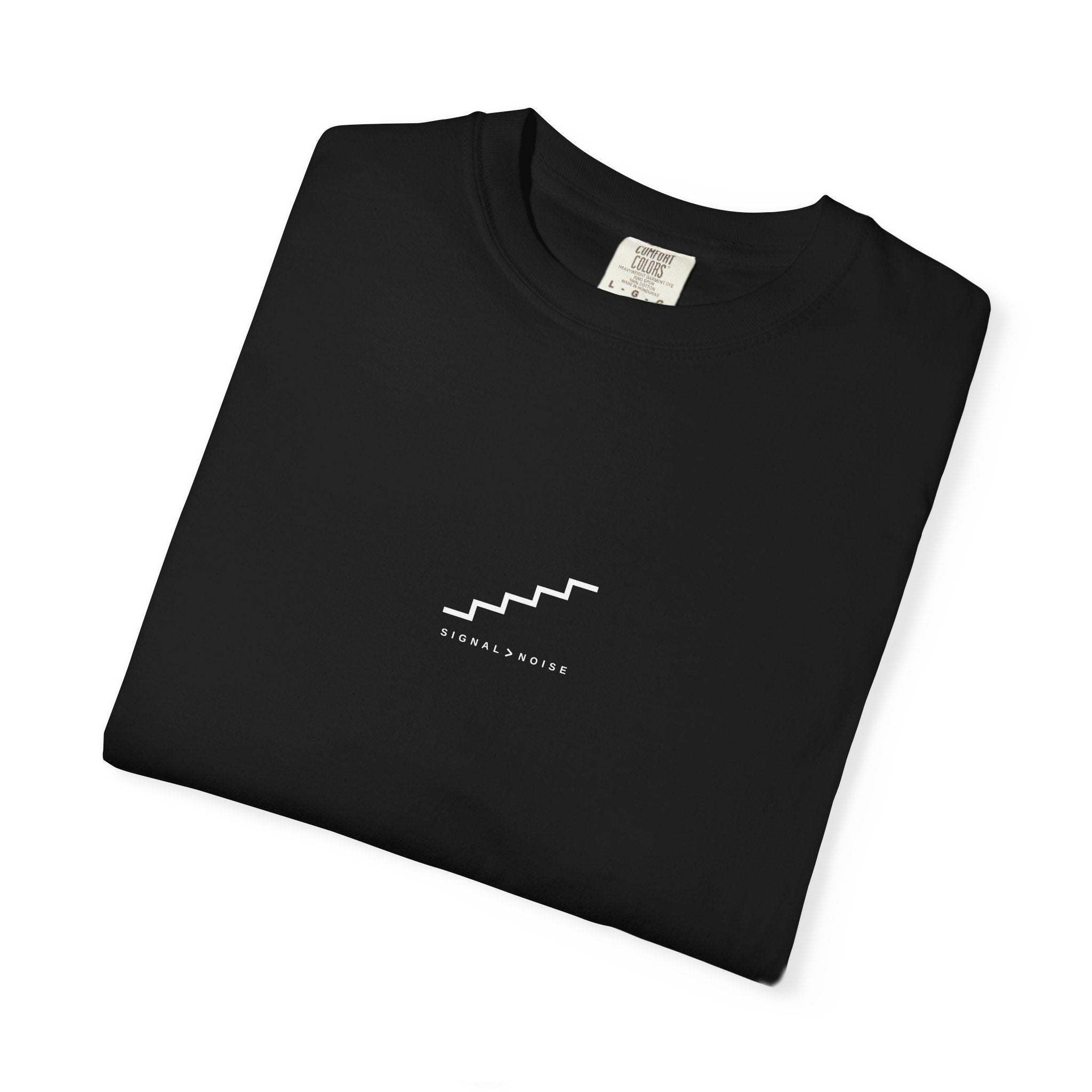 SIGNAL > NOISE Tee — Black