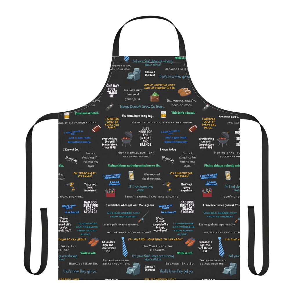 Chef Humor Apron — Funny Cooking Quotes & Icons All-Over Print