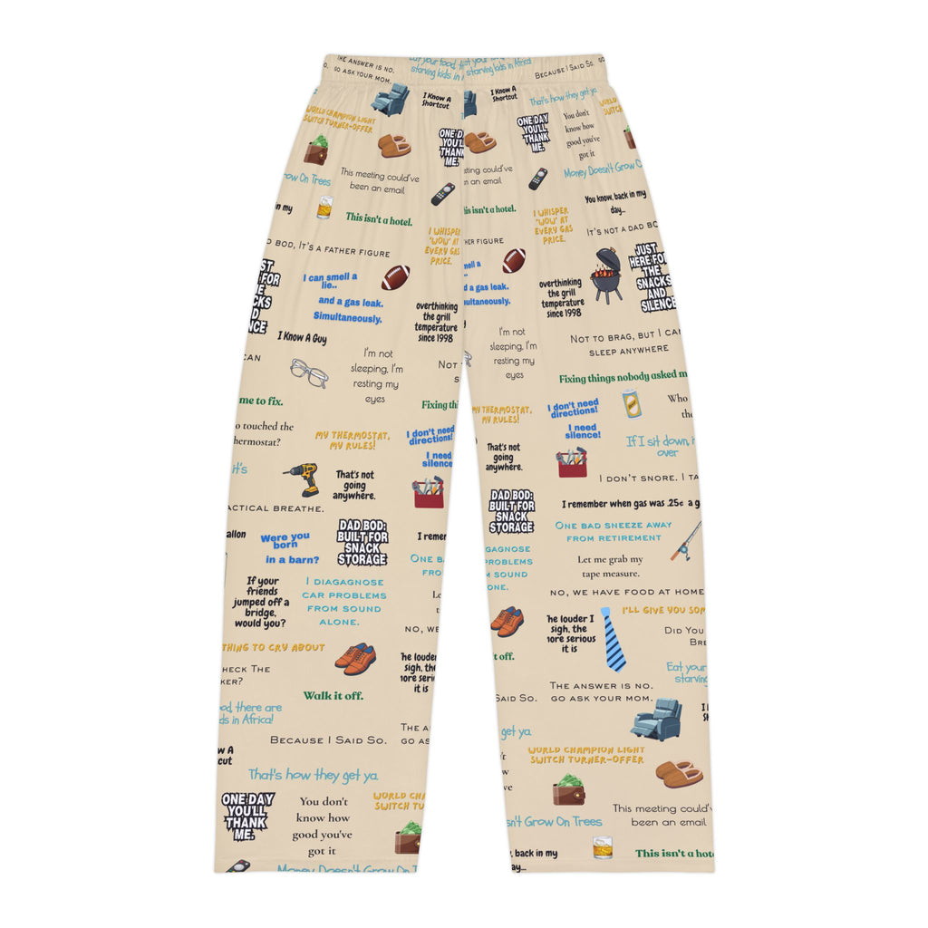 Dad Quotes Pajama Pants — Funny Father's Day Lounge Pants