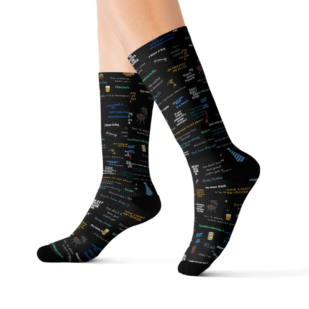 Funny Dad Quote Socks