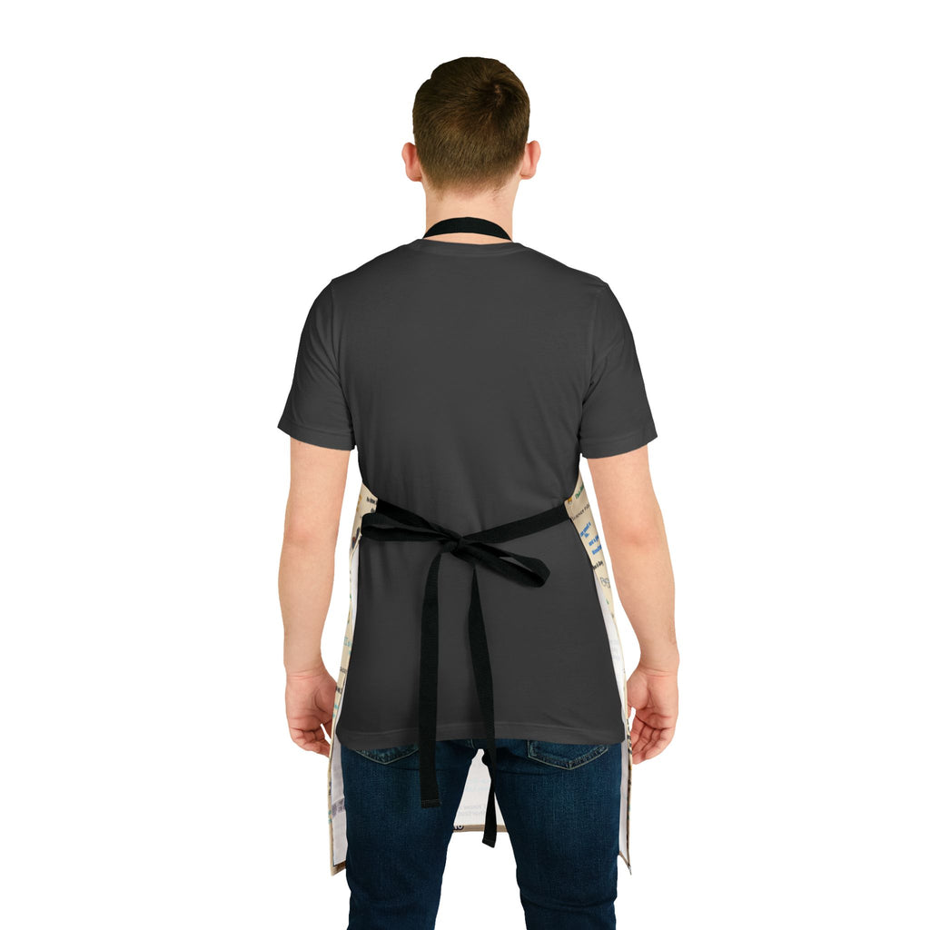 Chef Humor Apron — Funny Cooking Quotes & Icons All-Over Print