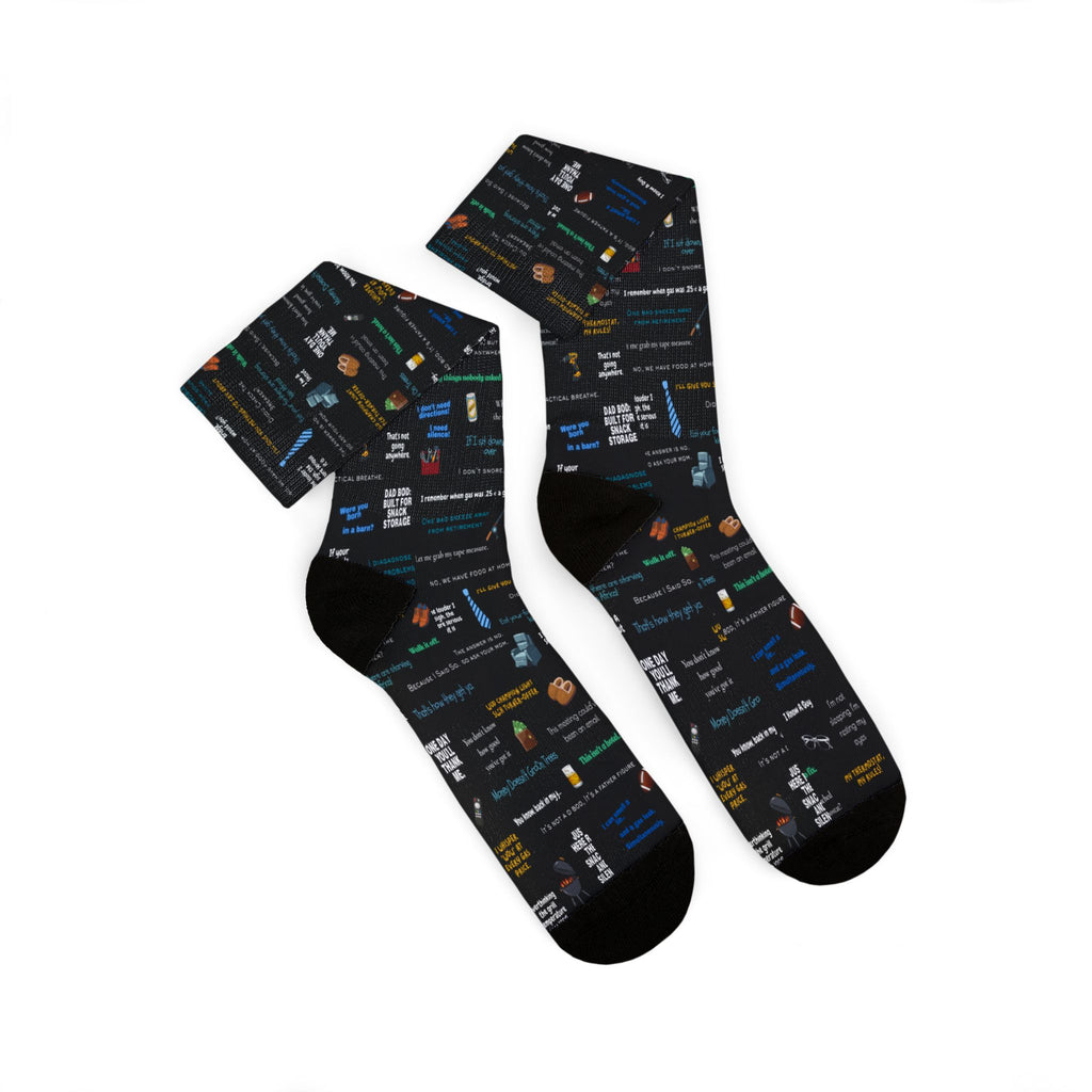 Funny Dad Quote Socks