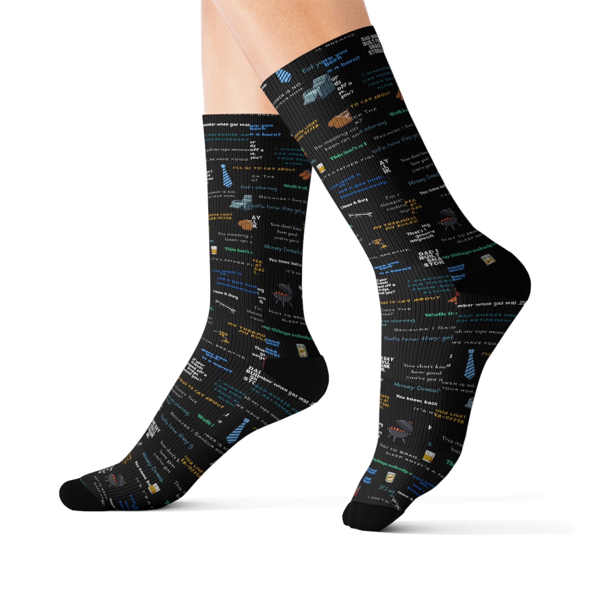 Funny Dad Quote Socks