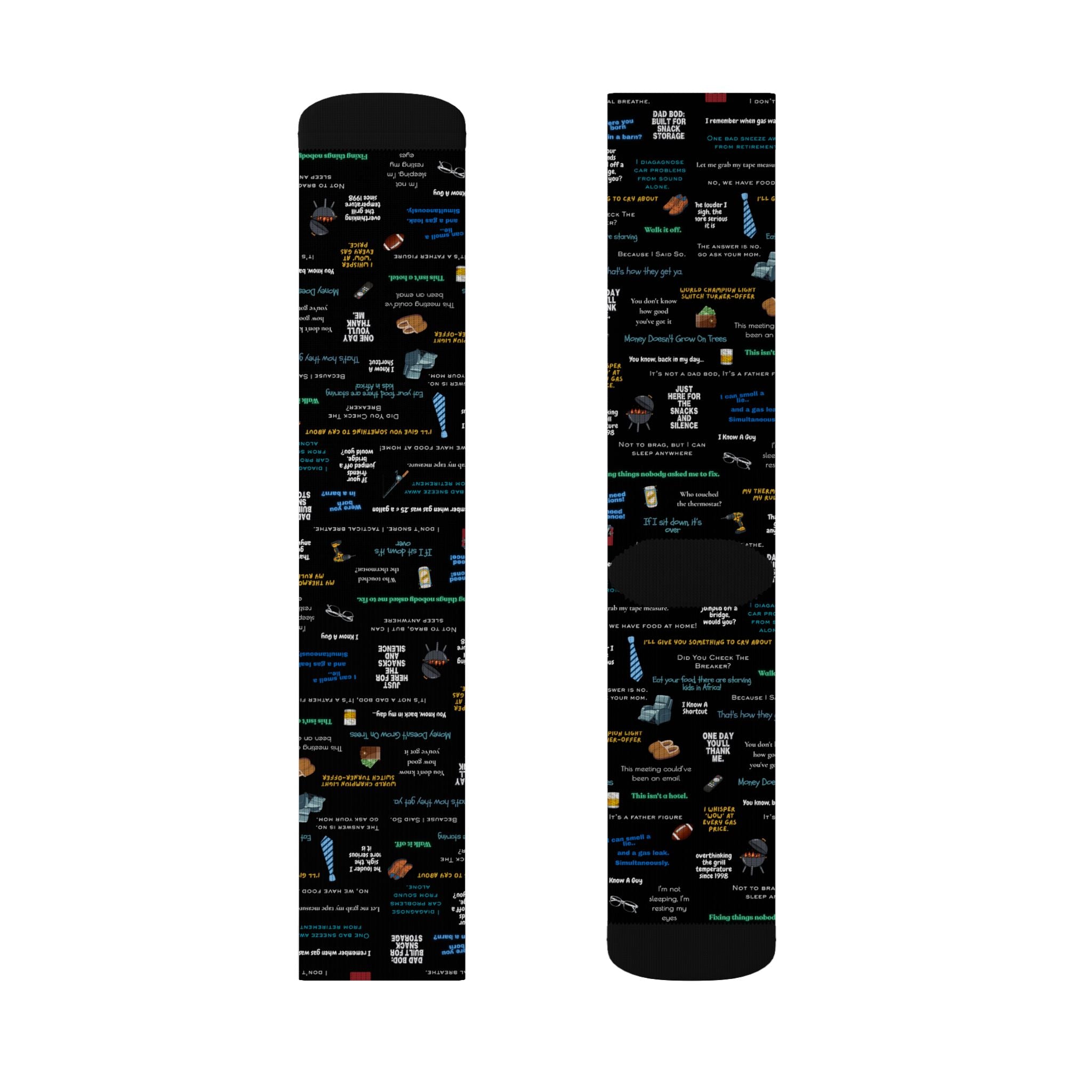 Funny Dad Quote Socks