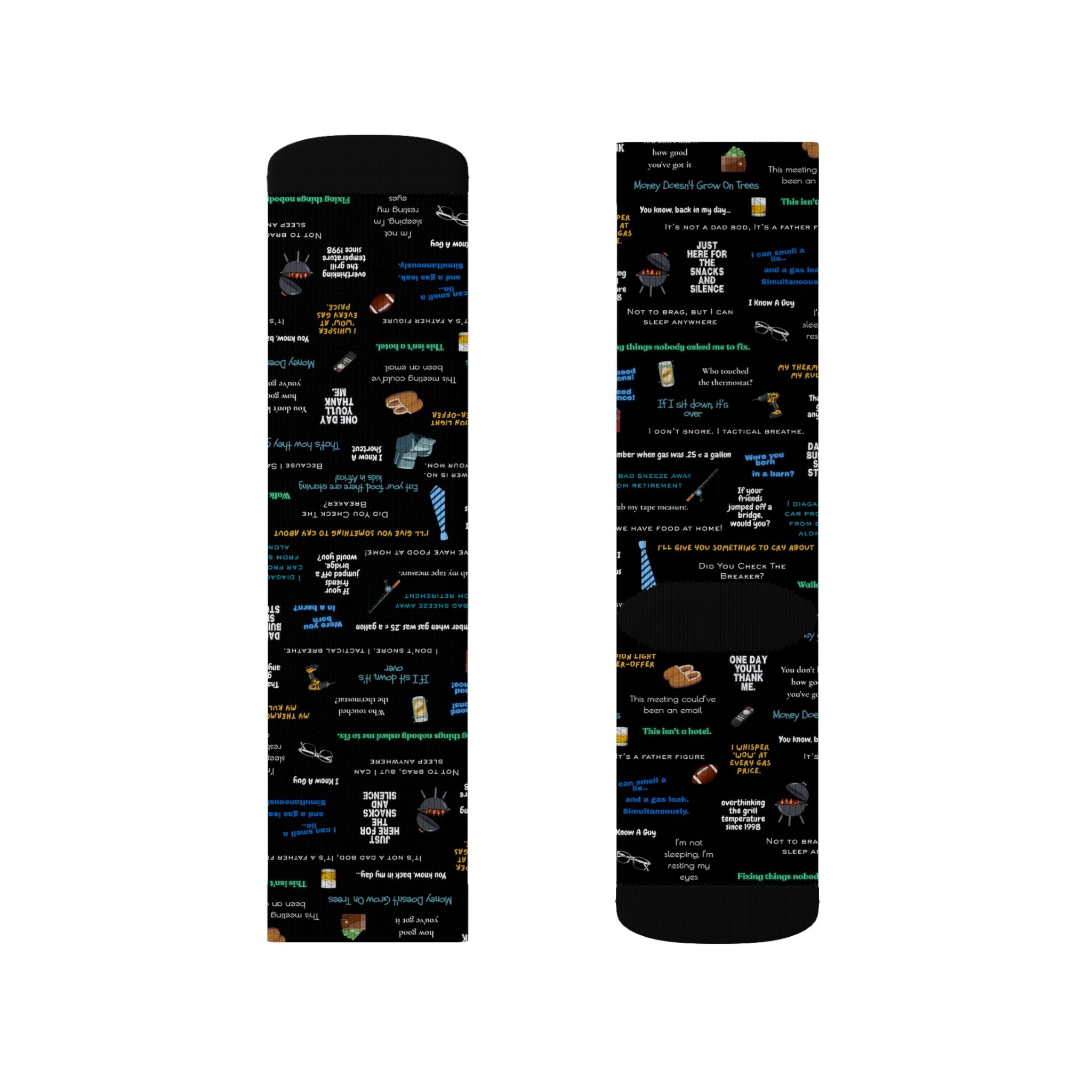 Funny Dad Quote Socks