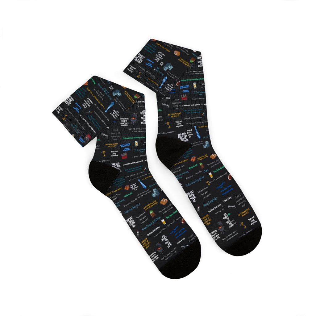 Funny Dad Quote Socks