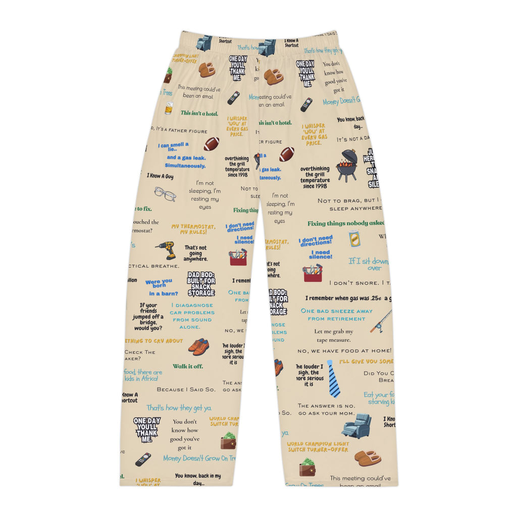 Dad Quotes Pajama Pants — Funny Father's Day Lounge Pants