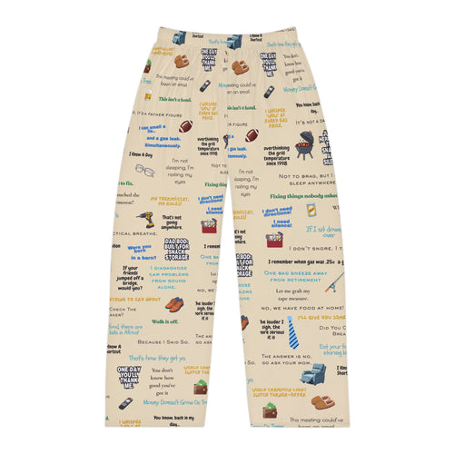 Dad Quotes Pajama Pants — Funny Father's Day Lounge Pants